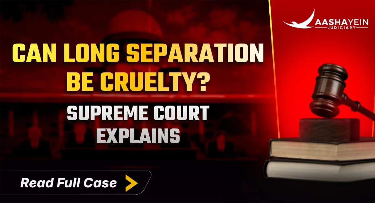 Separate Rooms, Broken Marriage: Supreme Court Grants Divorce Citing Long Separation as Cruelty