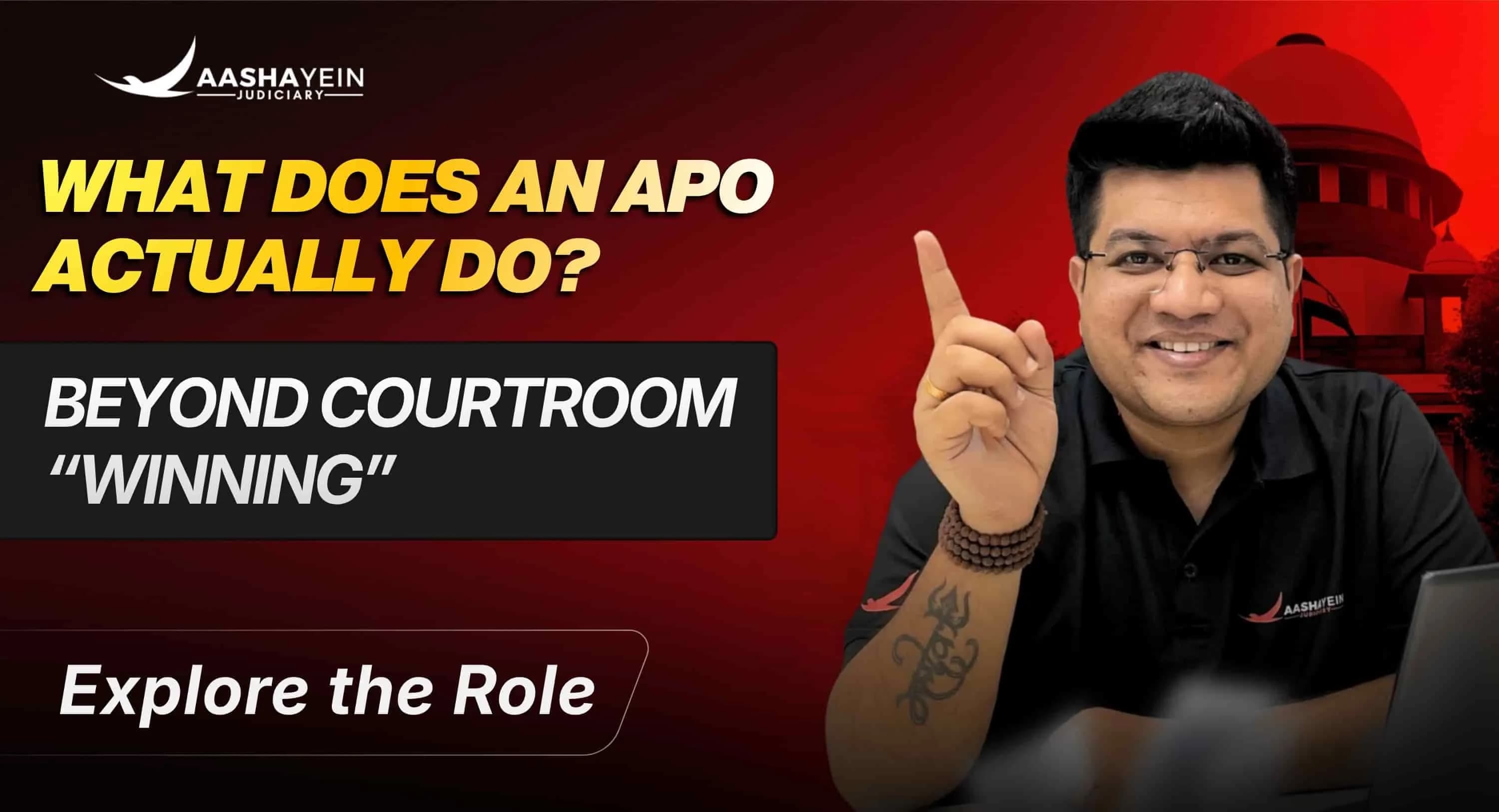 What an APO Actually Does All Day, and Why 'Winning' Is Not the Job Description