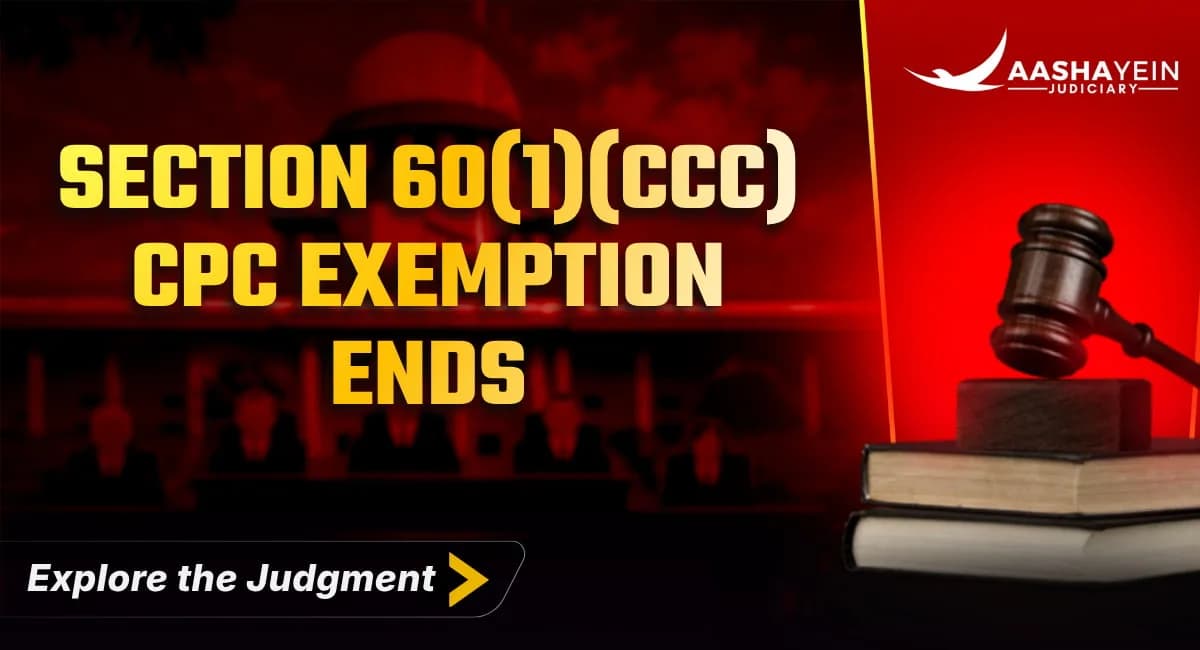 The Residential House Exemption Under Section 60(1)(ccc) CPC Dies With the Judgment-Debtor