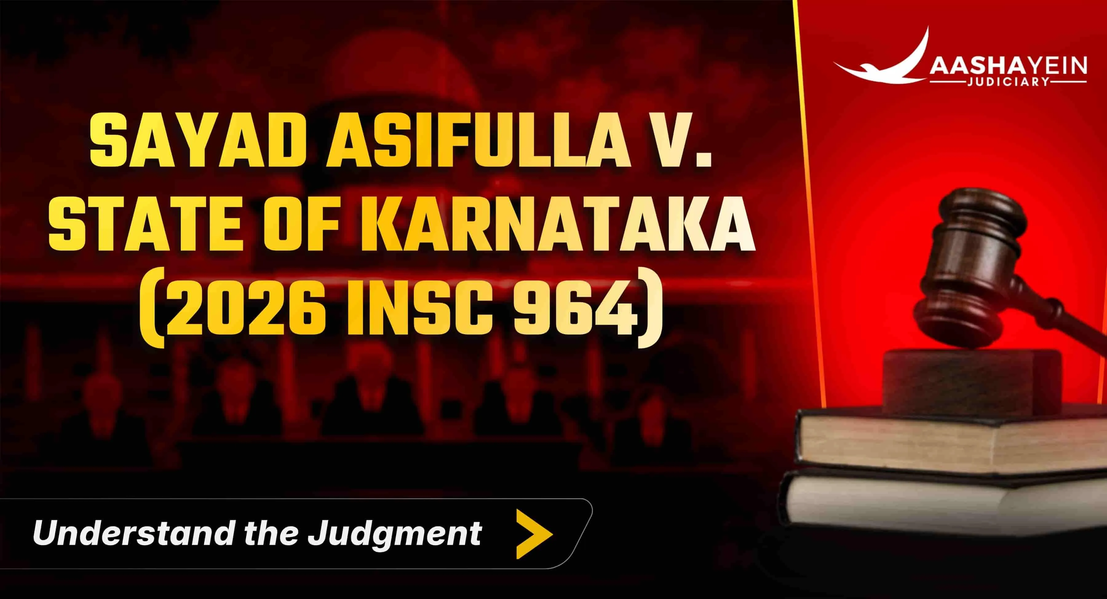 Sayad Asifulla v. State of Karnataka (2026 INSC 964) — Prior Commission Referral Not Required to Approach Human Rights Court Directly