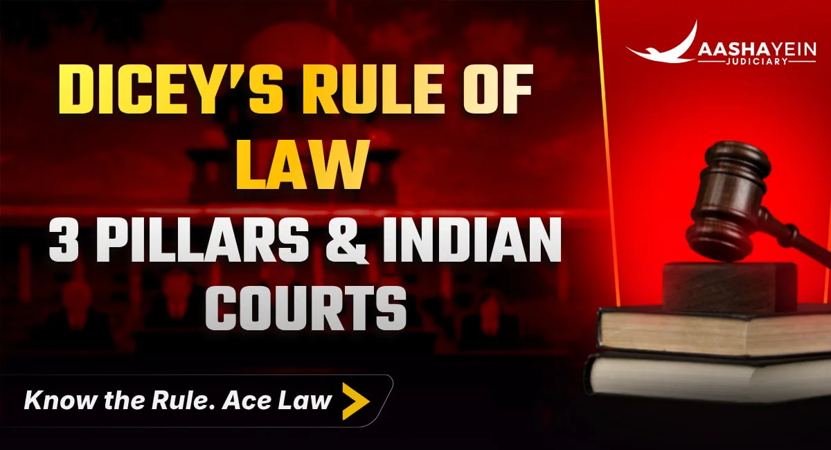 A.V. Dicey's Rule of Law: Three Pillars and How Indian Courts Apply Them