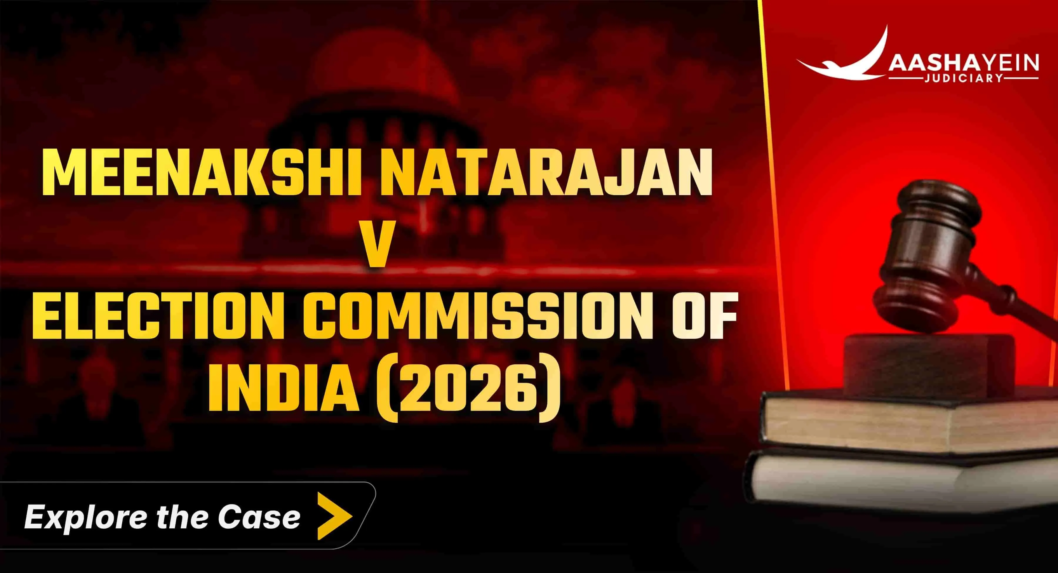 Meenakshi Natarajan v Election Commission of India (2026): Nomination Rejection and the Article 329 Bar