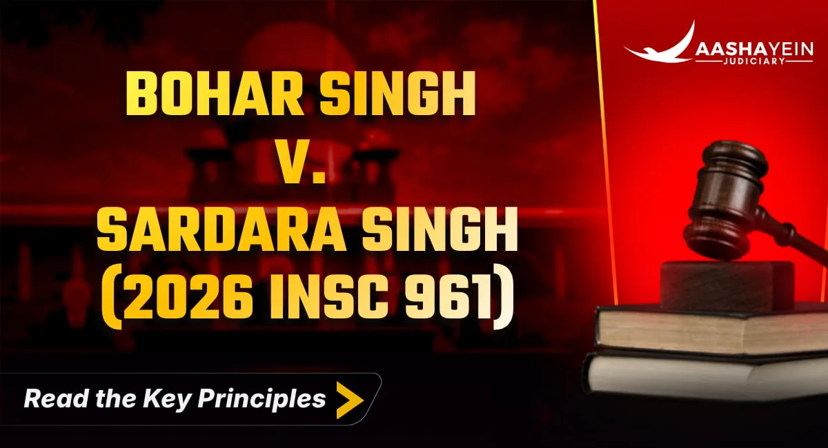Bohar Singh v. Sardara Singh (2026 INSC 961) — Plaintiff in Specific Performance Suit Must Debunk Suspicious Circumstances First