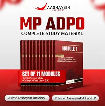 MP ADPO Study Material (Set of 11 Modules)