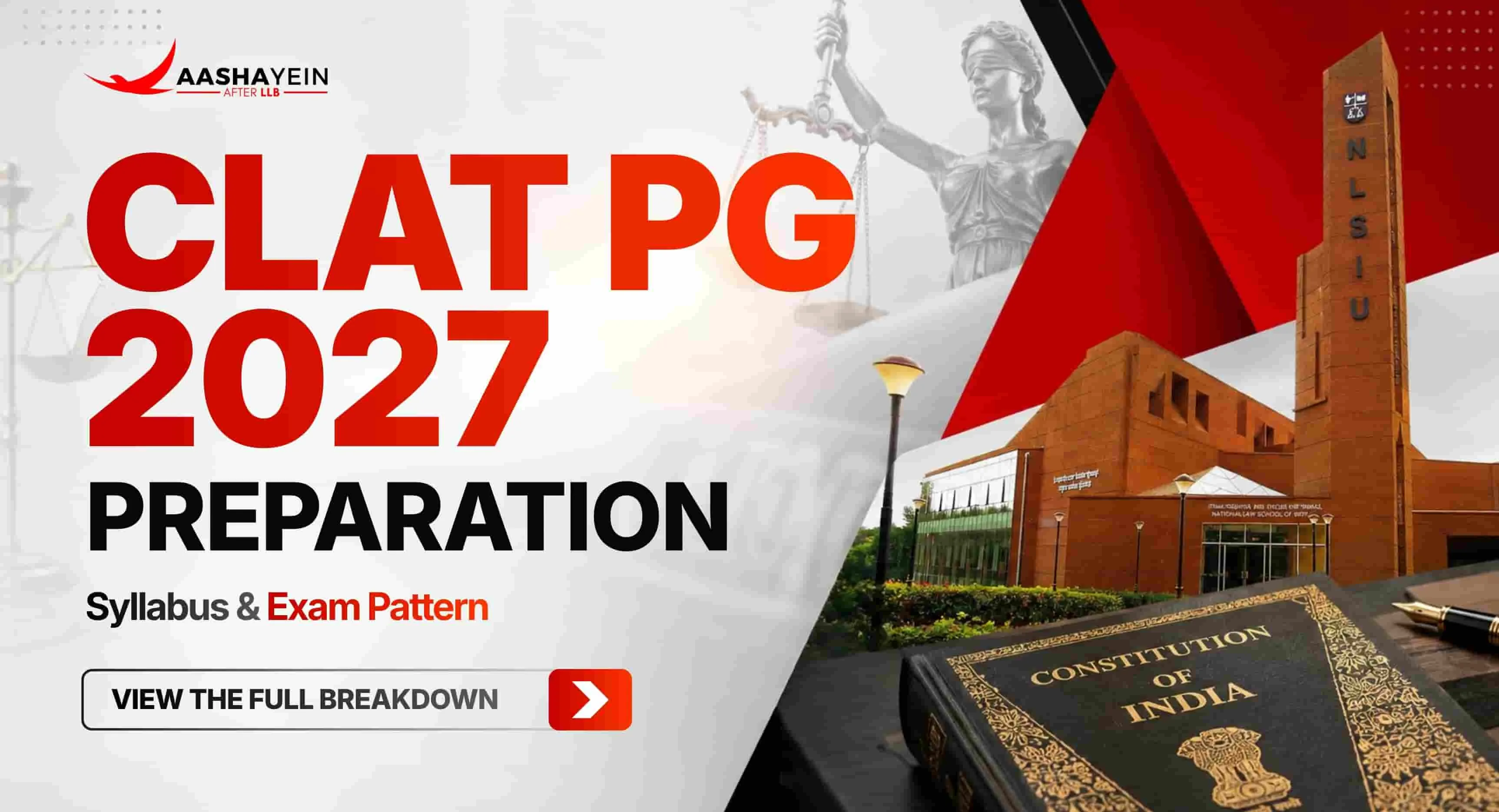 CLAT PG 2027: Exam Pattern, Syllabus, Eligibility and Weightage