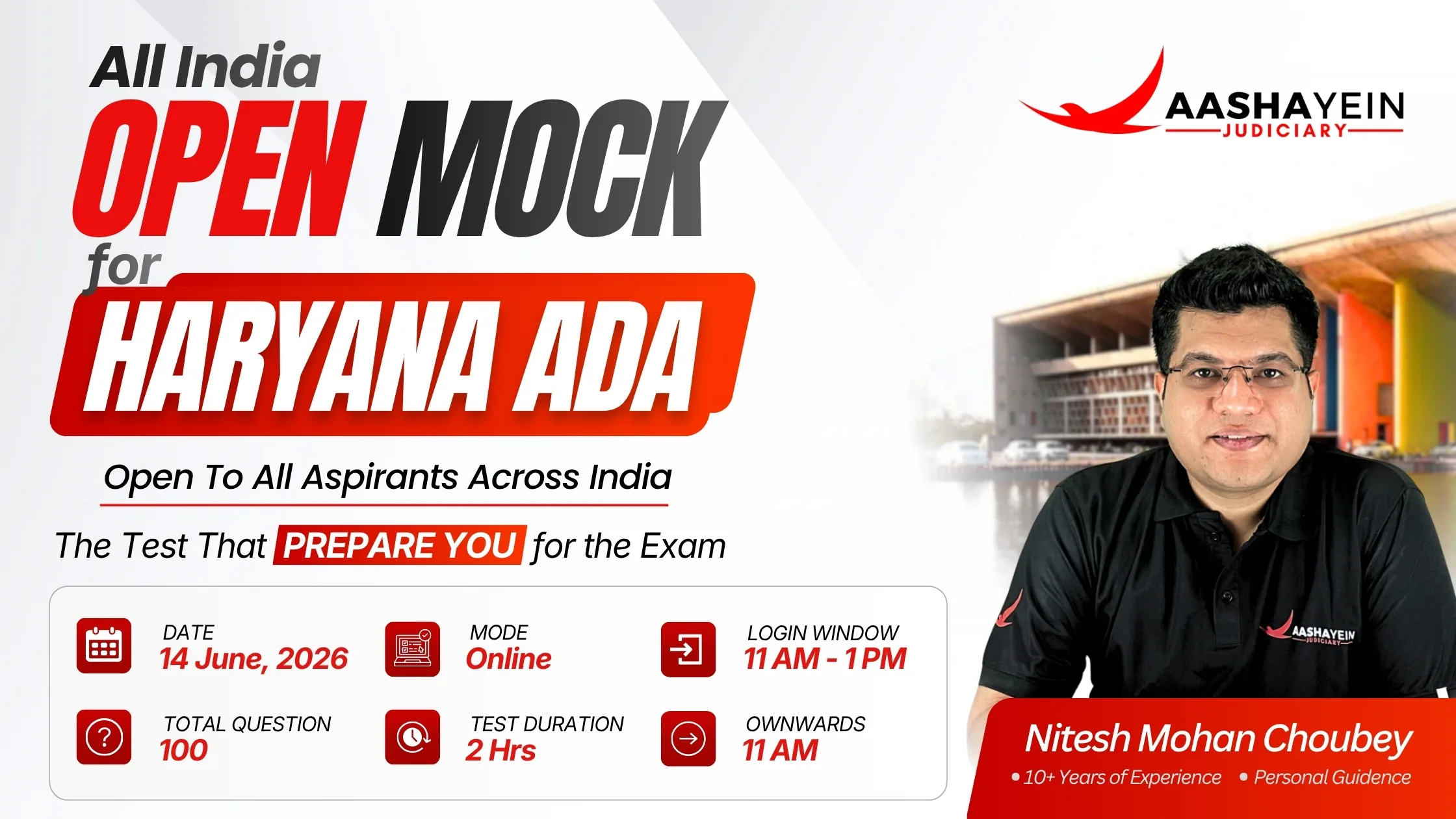All India Open Mock For Haryana ADA