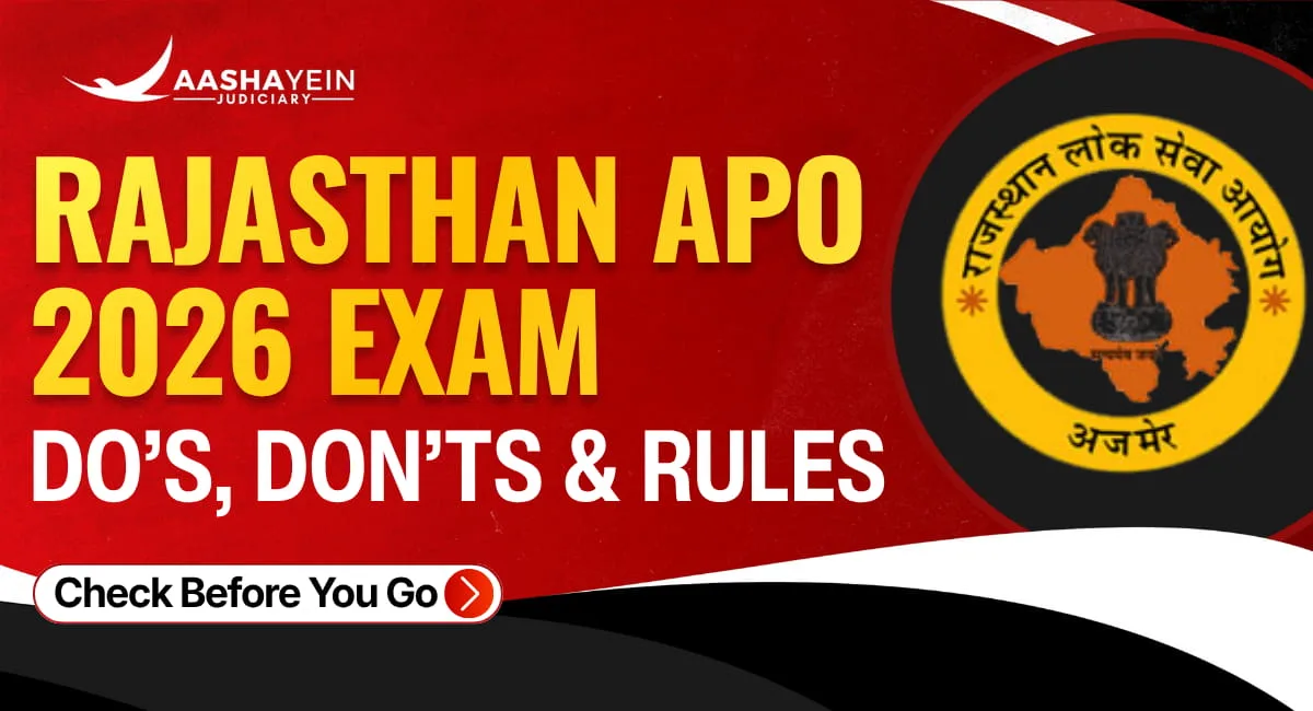 Rajasthan APO 2026 Exam Day Guide: Do's, Don'ts & Key Instructions